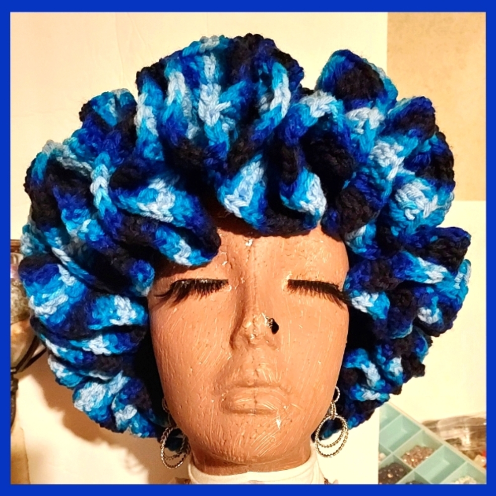 #L❤️VE:HANDMADE. Crochet Ruffle HAT